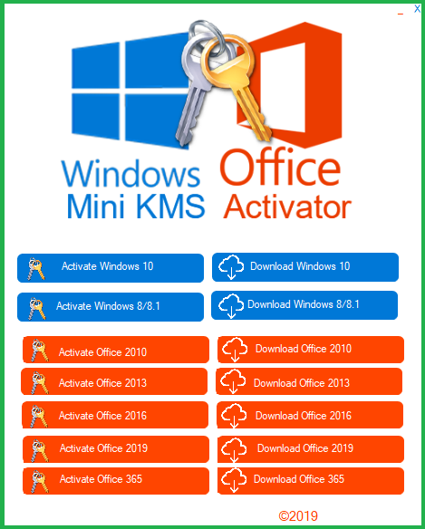 kms activation office 2019